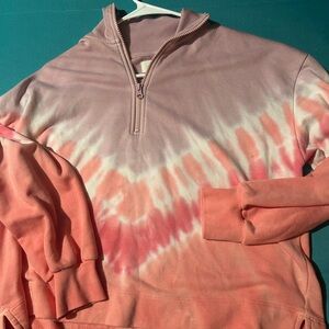 Lou & Grey Pink Quarter-Zip Sweatshirt